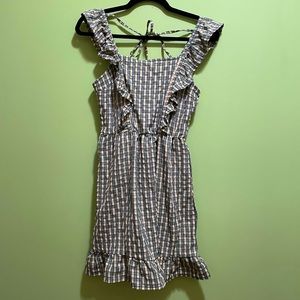 Green and yellow sleeveless dress. Size S from Target